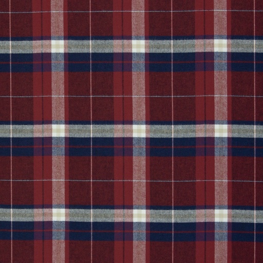 [082221-104597] Flanell | Yukon by Swafing | Karo rot/blau