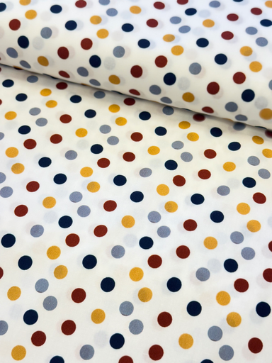 [25131 08] Kim, tissu en coton, FS22 losanges/coeurs bleu