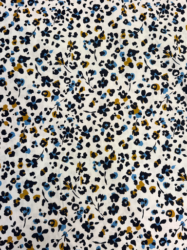 [25130] Cotton, poplin | Flowers