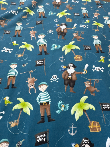 Baumwolljersey | Ahoi! By mrs Mint design | blau