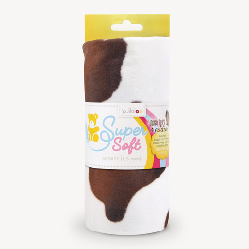 [62346] Plüschstoff Kullaloo Schecke dunkelbraun – 1,5 mm SuperSoft SHORTY | Hobby Horse 