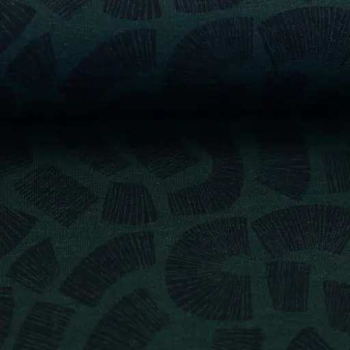 [082470-100266] Modal French Terry | Camino by Bienvenido Colorido | grün