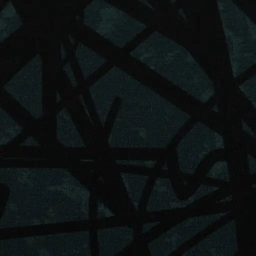 [082551-200748] French Terry | Fox Devils Wild by Thorsten Berger | schwarz, grün