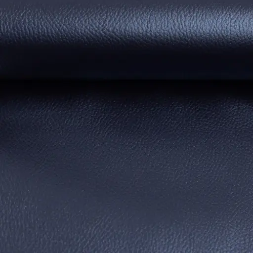 [082525-140-000596] Kunstleder metallic | REX | dunkelblau | Zuschnitt, 50cm  