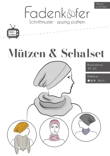 [1000-085] Fadenkäfer | Mütze und Schalset 
