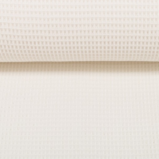 [080139-100010] Nelson, piqué gaufré uni, blanc