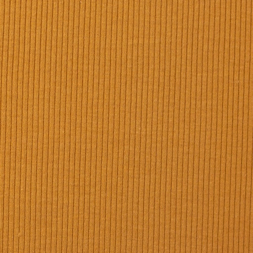 [081704-000315] Jersey côtelé | Marissa par Swafing | Uni, ocre