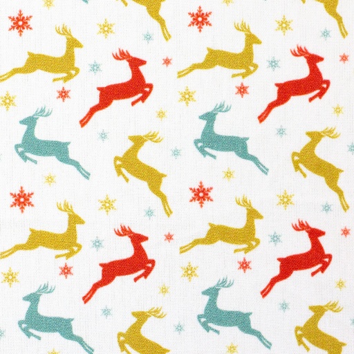[081816-763011] Tissu en coton, Noël | Maria par Swafing|  Cerf coloré
