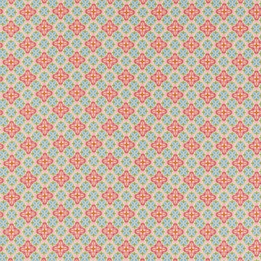 [081434-300432] Cotton fabric poplin, flower mix pink, Julia