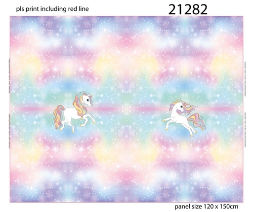 [21282 01] panel | Jersey Unicorn by Stenzo | pastel, colorful