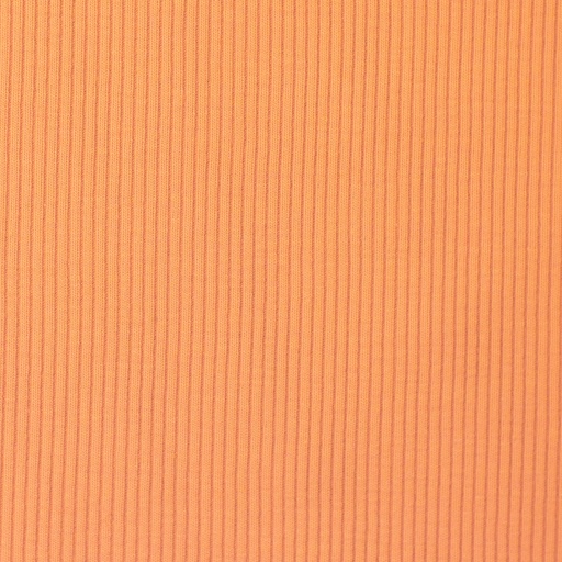 [081704-000422] Rib jersey | Marissa by Swafing | Plain, orange