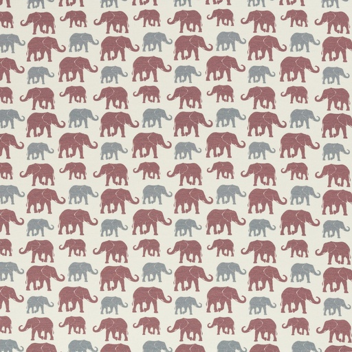 [080777-454436] Swafing Theo, éléphants, vieux rose Swafing Theo, éléphants, vieux rose