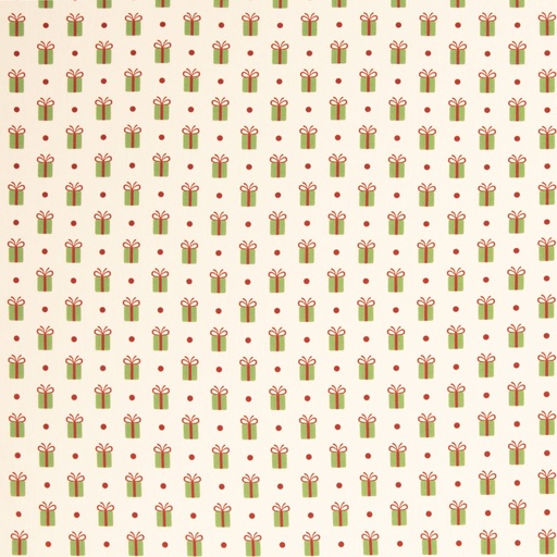 [081547-550010] Noel, tissu tissé en coton, Noël, cadeaux