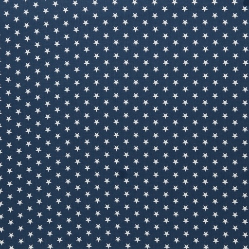 [078848-100744] Tissu en coton avec étoiles | Carrie par Swafing | bleu foncé