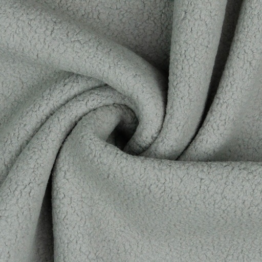 [08049-023] RESTSTÜCK 1 M | Sherpa | Baumwollfleece | verschiedene Farben | grau