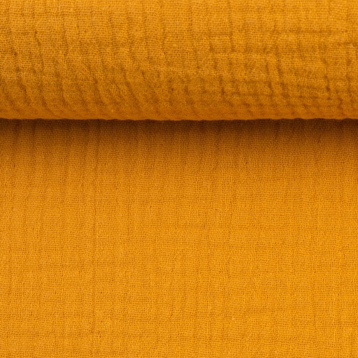 [Tuch-Regen-senf] Embroidered comfort blanket made of muslin - plain | Name and rainbow mustard