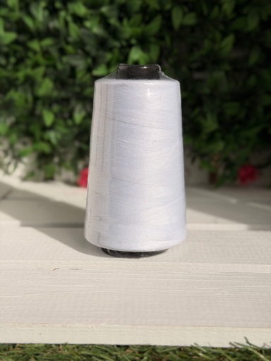 [M989-99 - weiss-] Yarn spools - 3000m | different colors | Overlock/Coverlock 99 - white